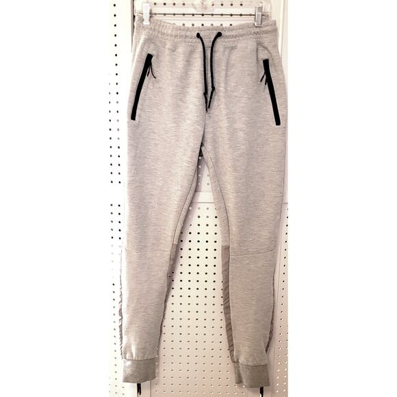 Bascom Projects Joggers Pants Men's M Gray Utility Sweatpants Zip Pockets Gorp - Picture 1 of 8